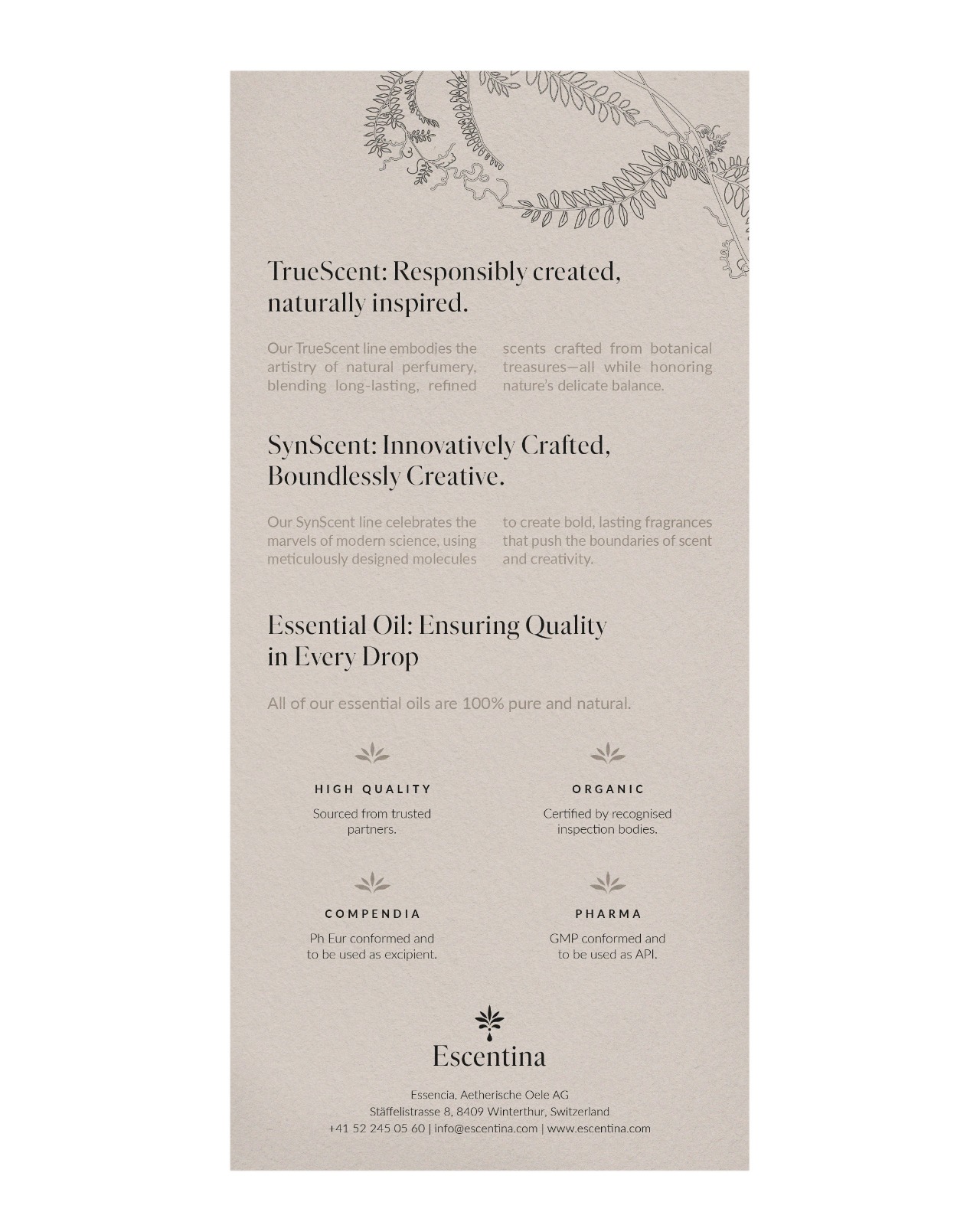 TrueScent product brochure